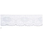 Renda Najar 911/37 37Mm Lurex Pa C/50M Cor 24 - Branco C/ Lurex Prata
