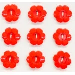 Botao Kr Inf.9175/20 Flor Nylon C/24 Cor 125 Vermelho