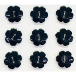 Botao Kr Inf.9175/20 Flor Nylon C/24 Cor Preto