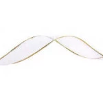 Fita Sinimbu 9181/10 Decorat C/10M Cor C02 Branco com Ouro