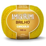 Linha Circulo Amigurumi Brilho 149M Cor 1289 Canario