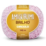 Linha Circulo Amigurumi Brilho 149M Cor 3077 Quartzo