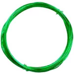 Arame Metalico Liso 0,7Mm C/2X5M Cor Verde Limao