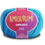 Linha Circulo Amigurumi 254M Cor 2194 Turquesa
