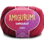 Linha Circulo Amigurumi 254M Cor 7136 Marsala