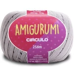 Linha Circulo Amigurumi 254M Cor 8008 Pedreira