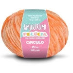 Linha Circulo Amigurumi Pelucia 131M Cor 4456 Laranja