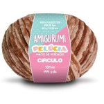 Linha Circulo Amigurumi Pelucia 131M Cor 7569 Brigadeiro