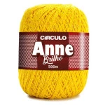 Linha Circulo Anne Brilho C/500M Cor 1289 Canario Com Ouro