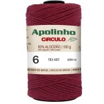 Barbante Circulo Apolinho 6 104M Cor 3581 Pimenta