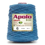Barbante Circulo Apolo Eco 6 610M Cor 2194 Turquesa