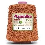 Barbante Circulo Apolo Eco 6 610M Cor 4445 Tangerina