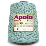 Barbante Circulo Apolo Eco 6 610M Cor 5276 Verde Bebe