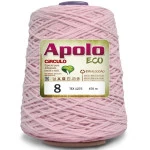 Barbante Circulo Apolo Eco 8 457M Cor 3526 Rosa Bebe