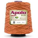 Barbante Circulo Apolo Eco 8 457M Cor 4445 Tangerina