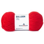 Fio Pingouin Balloon 100G Cor 0314 - Tomate