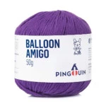 Linha Pingouin Balloon Amigo 50G Cor 0411 - Violeta
