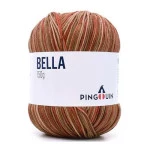 Linha Pingouin Bella 150G Cor 9135 Brownie Mix