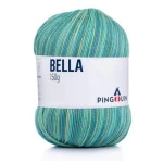 Linha Pingouin Bella 150G Cor 9136 Verdejante Mix