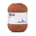 Linha Pingouin Bella 150G Cor 9751 Madeira Escura