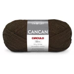 Fio Circulo Cancan 100G Cor 7358 - Marrom Escuro