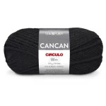 Fio Circulo Cancan 100G Cor 8990 - Preto