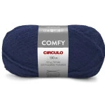 Fio Circulo Comfy 100G Cor 2412 - Sombra Azul