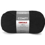 Fio Circulo Comfy 100G Cor 8990 - Preto