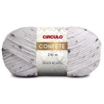 Fio Circulo Confete 500G Cor 10 Branco