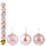 Bola Art Tb Diamante  5Cm Zc469 C/9 Cor Rose