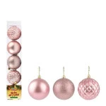 Bola Art Tb Diamante  7Cm Zc479 C/5 Cor Rose