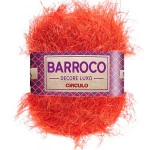 Barbante Circulo Barroco Decore Luxo180M Cor 441 Tangerina