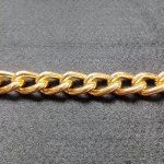 Corrente Regina Acc 566 Al Mt Cor Dourado