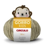 Fio Circulo Gorro Kids 100G Cor 9694 Macaco Tobias