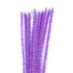Arame Chenille Cores 0,6Mm 10F 30Cm C/10 Cor Lilas