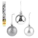 Bola Art Tb Lisa 2,5Cm Z5103 C/8 Cor Prata
