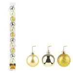 Bola Art Tb Lisa 4Cm Zc529 C/12 Cor Ouro