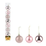 Bola Art Tb Lisa 6Cm Z5100 C/8 Cor Rose