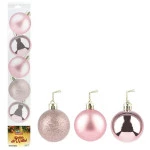 Bola Art Tb Lisa 7Cm Z5101 C/6 Cor Rose