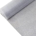 Manta Trama Strass 3Mm 1,2Mx45Cm Cor Prata
