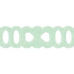 Bordado Marilda 00 Pf Liso 1,4Cm C/10M Cor 207 Verde Claro