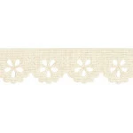 Bordado Marilda 01 Liso 2,1Cm C/10M Cor 218 Perola