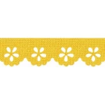 Bordado Marilda 01 Liso 2,1Cm C/10M Cor 301 Amarelo Ouro