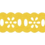 Bordado Marilda 02 Pf Marg Lis2,3Cmc/10M Cor 301 Amarelo Ouro