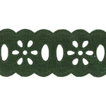 Bordado Marilda 02 Pf Marg Lis2,3Cmc/10M Cor 306* Verde Pinho