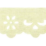 Bordado Marilda 03 Liso 3,4Cm C/10M Cor 201 Amarelo