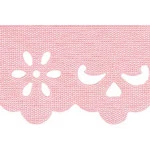 Bordado Marilda 03 Liso 3,4Cm C/10M Cor 205 Rosa