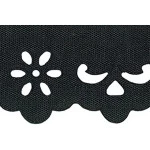Bordado Marilda 03 Liso 3,4Cm C/10M Cor 304 Preto