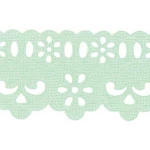 Bordado Marilda 05 Pf Liso 4,3Cm C/10M Cor 207 Verde Claro