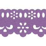 Bordado Marilda 05 Pf Liso 4,3Cm C/10M Cor 208 Lilas